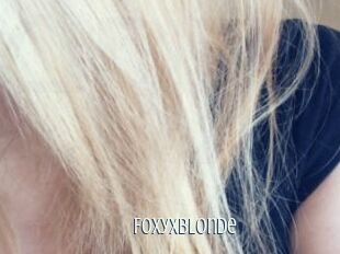 Foxyxblonde