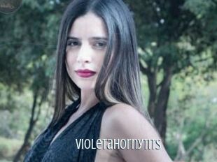 Violetahornytits